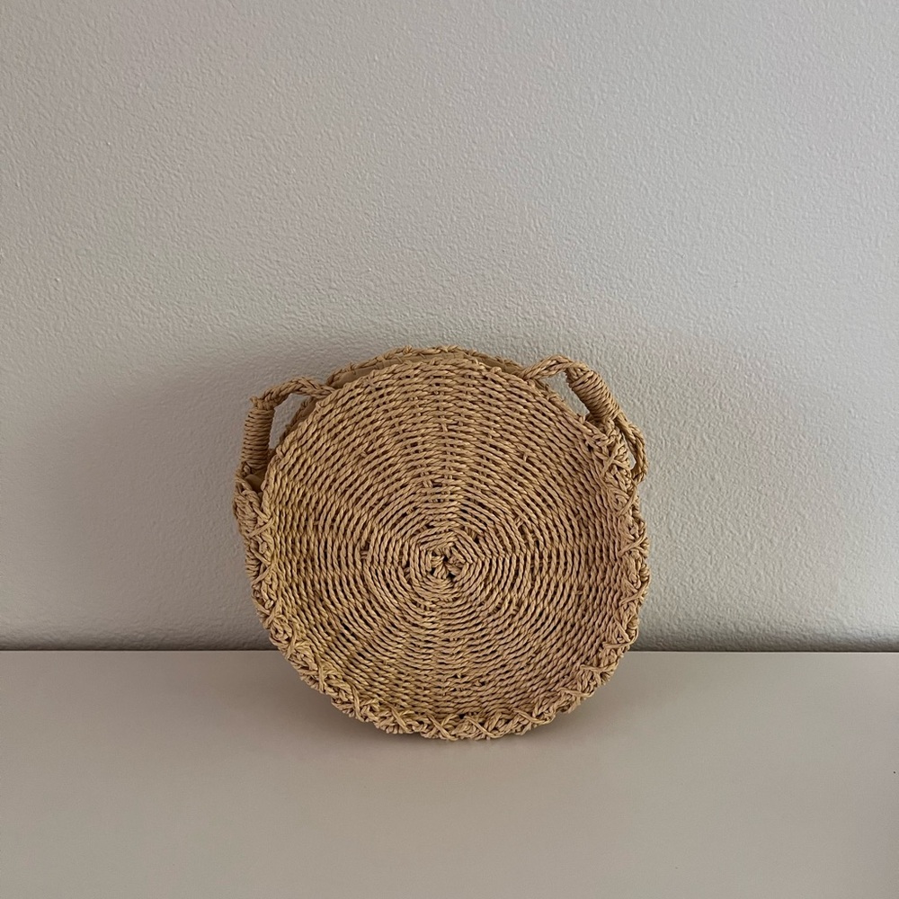 Urban Outfitters Tan Crossbody Bag Woven Design